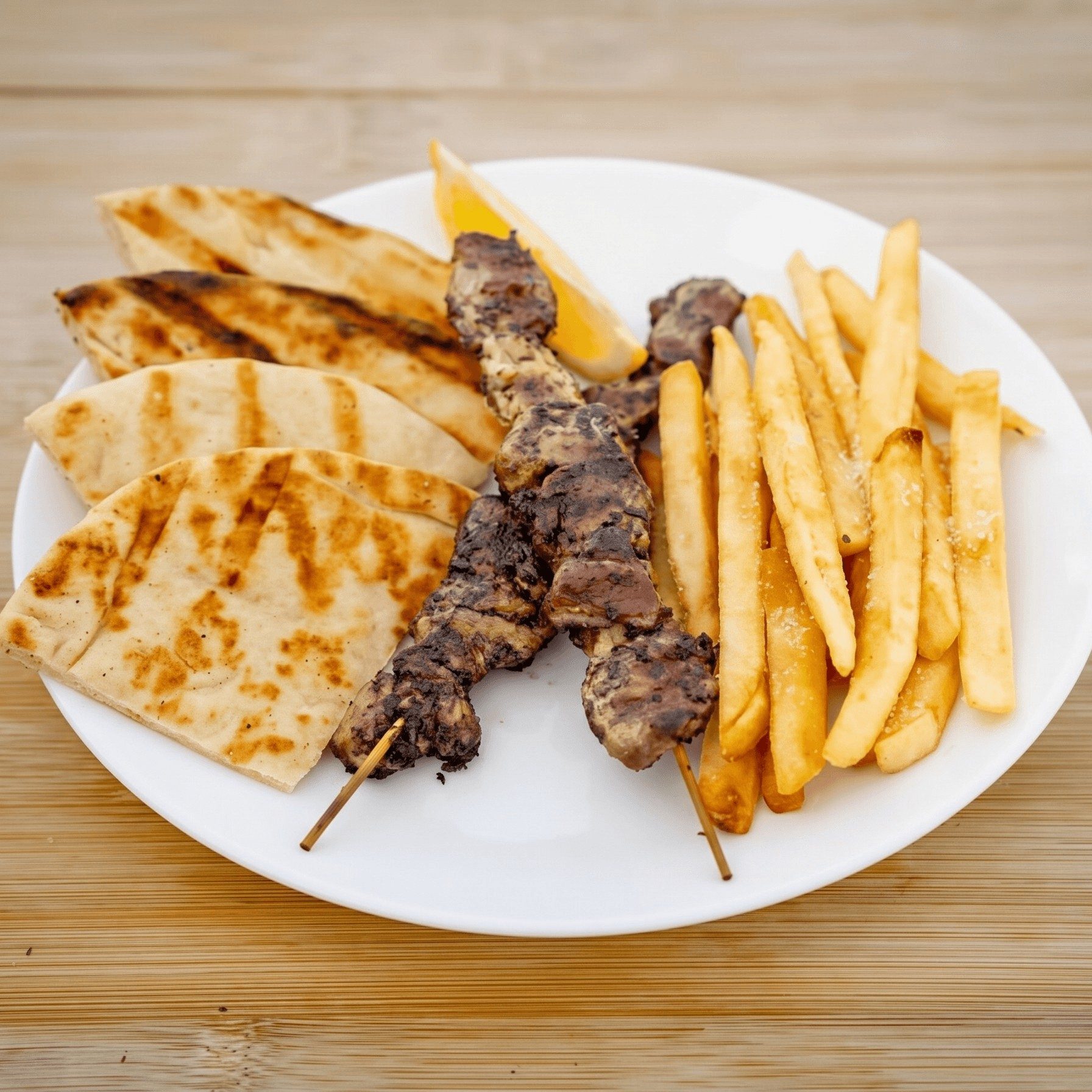 Pork Souvlaki.