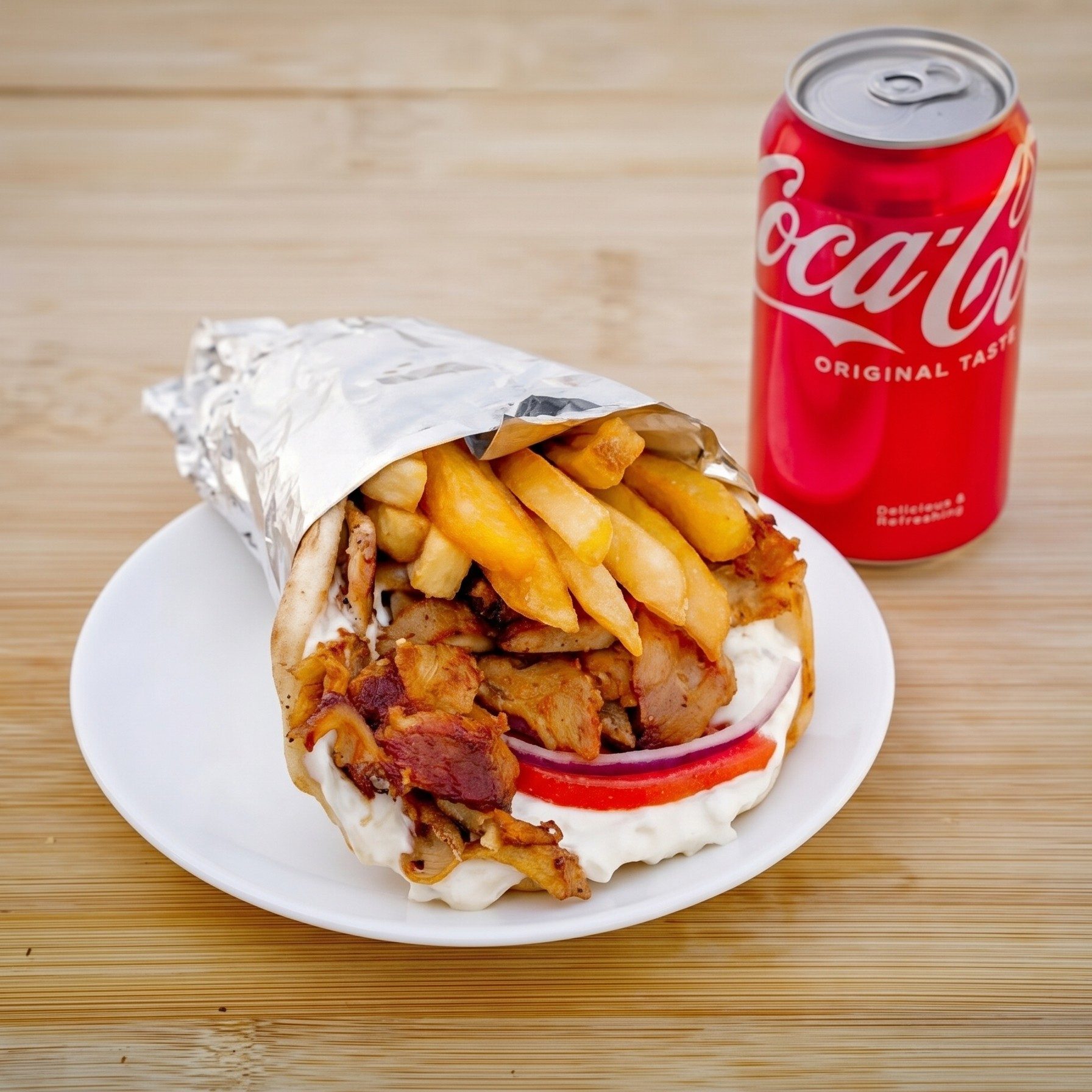 Chicken Gyro Pita.